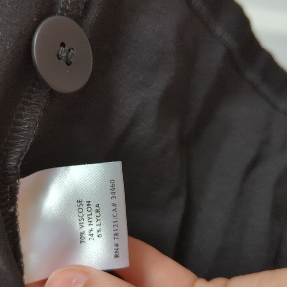 Eileen Fisher Women's Black Button Up Heavy Cardigan/Jacket - Picture 7 of 11